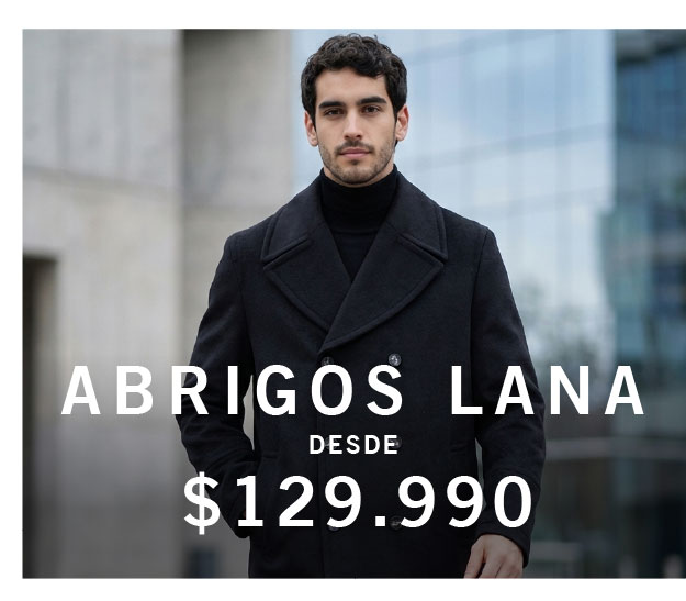 ABRIGOS DE LANA DESDE 129990